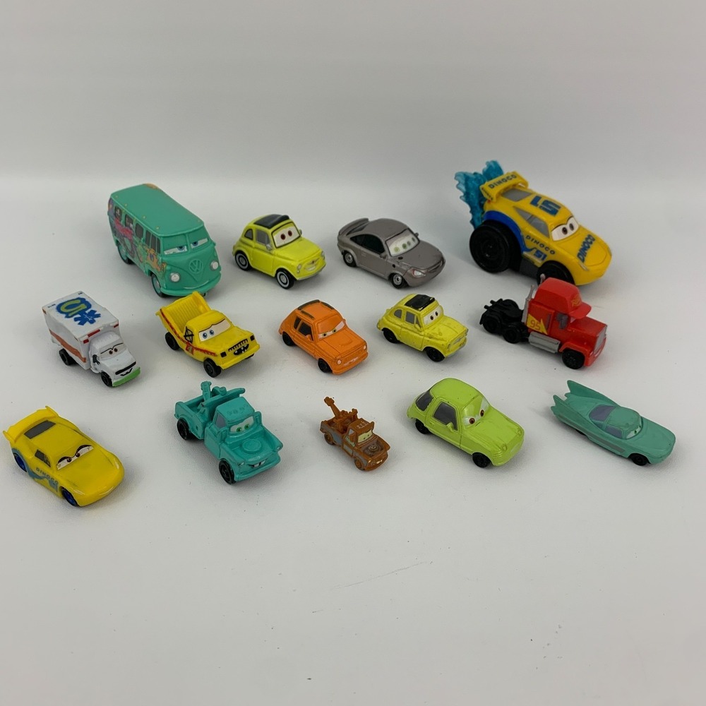 Mattel Disney Pixar Plastic Cars Toy Lot Fillmore Mater Sally Mack Cruz Rami - Picture 6 of 14